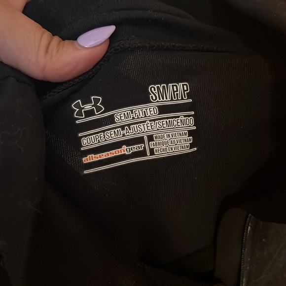 Under Armour Black Camo Striped Quarter-Zip - Picture 4 of 4